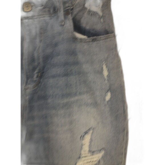 Abercrombie & Fitch High Rise Mom Jean Distressed Blue Women’s Size 30/10s - Picture 6 of 10